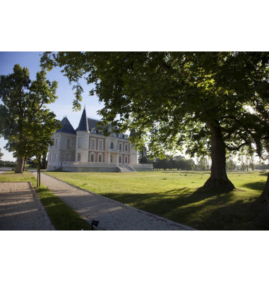 Château viticole du Médoc et son parc
