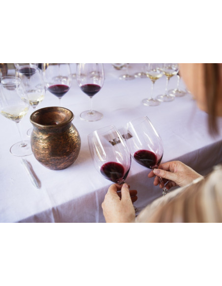 Regardez attentivement la couleur du vin qui vous donne des indications sur l'âge du vin