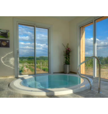 Jacuzzi vue sur les vignes du Château !